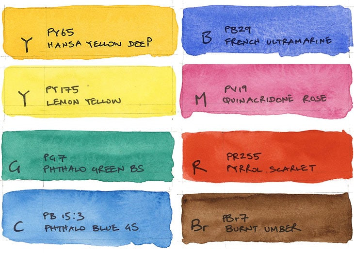 8-color-watercolor-palette 8 color watercolor palette
