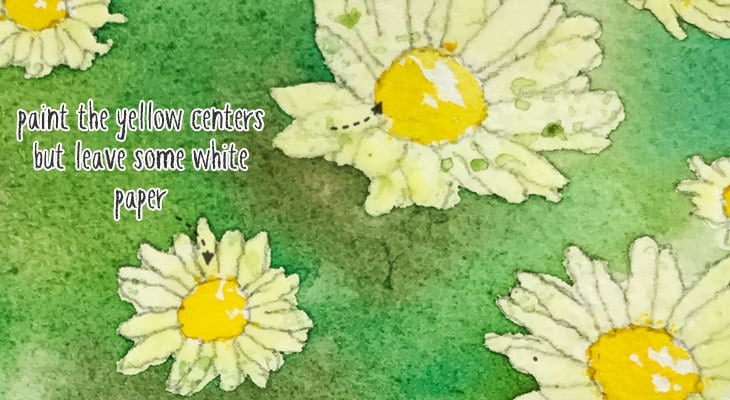 centers-of-the-flowers painting the centers of the flowers