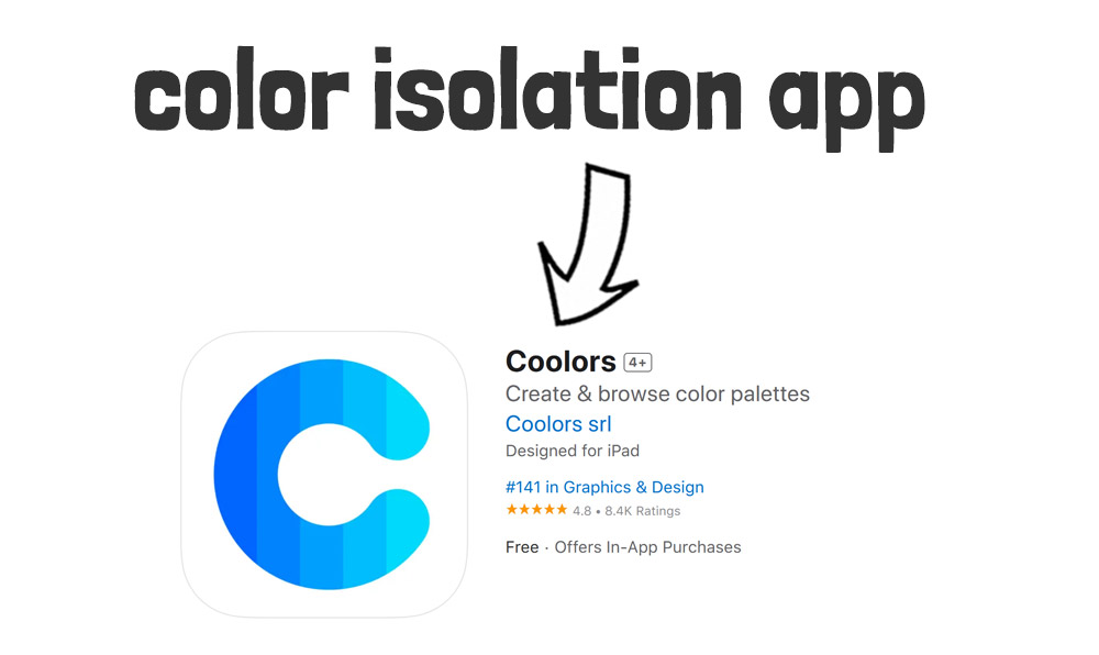 color isolation phone app