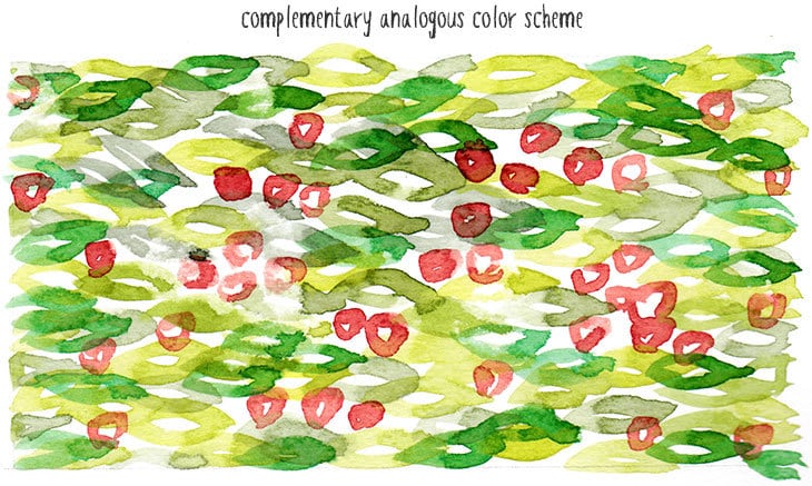 complementary-analogous-watercolor-scheme complementary analogous watercolor scheme