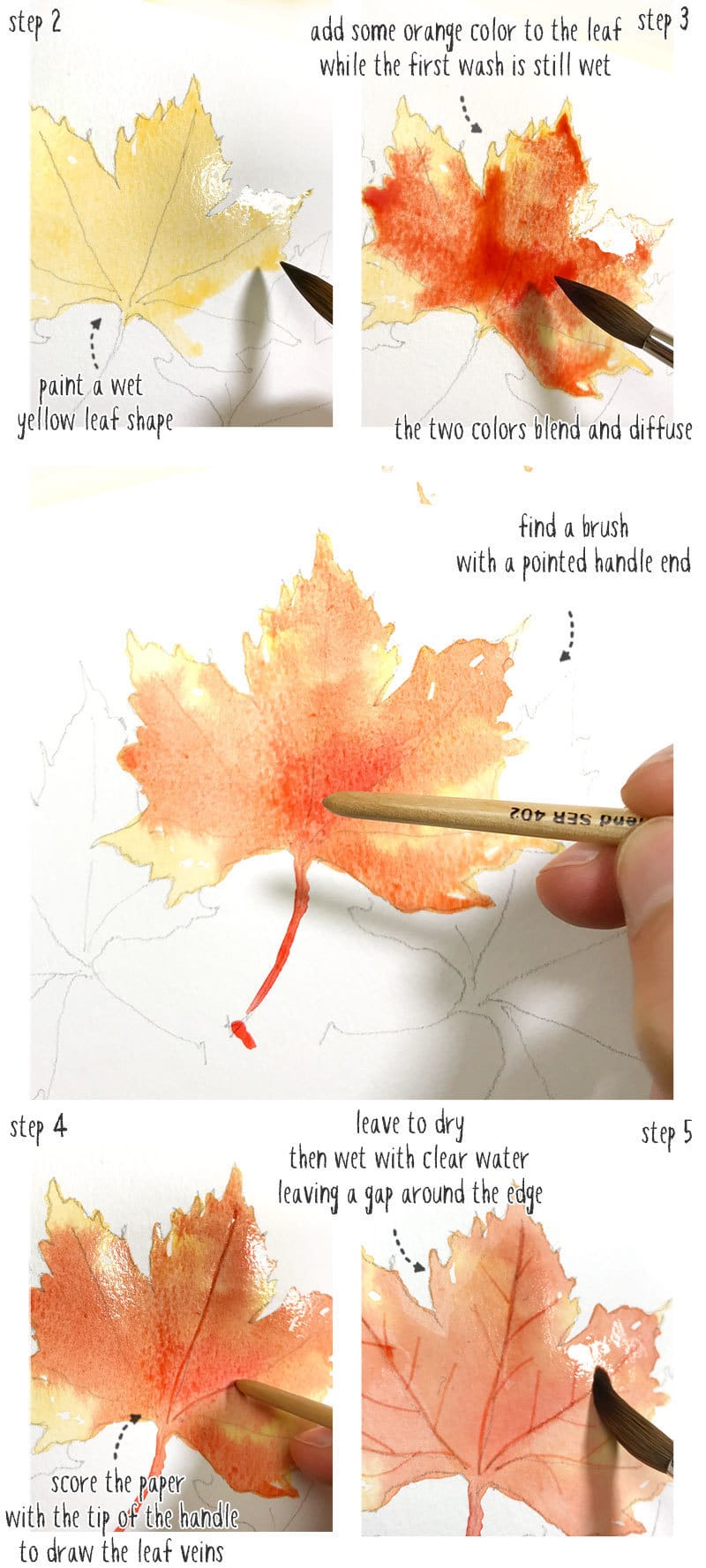 easy-watercolor-fall-leaves-part1 easy watercolor fall leaves part1