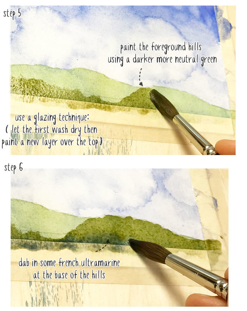 easy-watercolor-landscape-part2 easy watercolor landscape part 2
