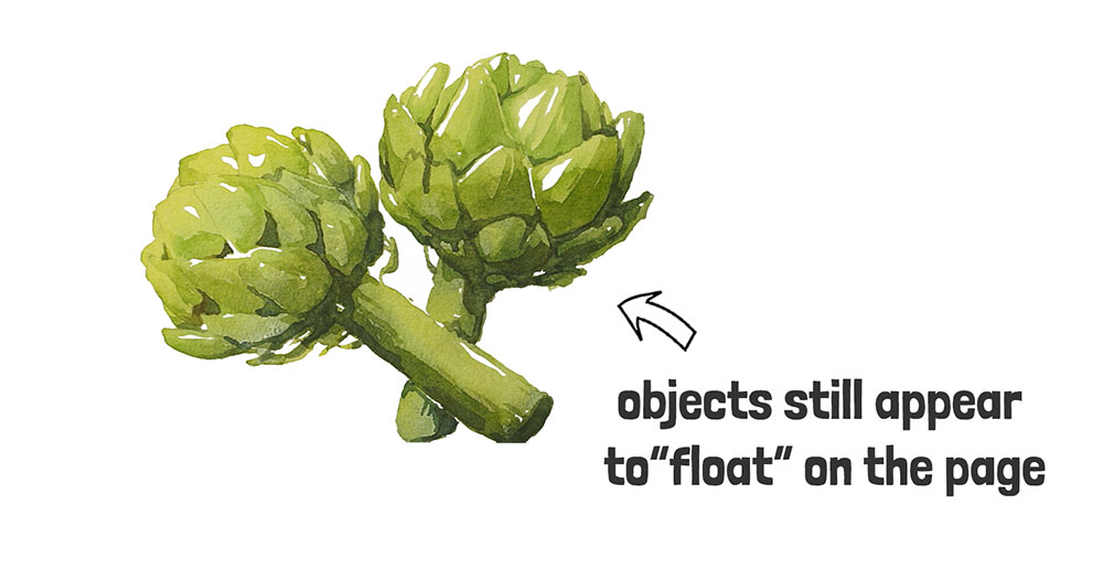 objects appear to float not enough depth