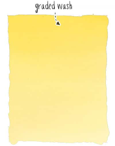 graded-wash graded wash