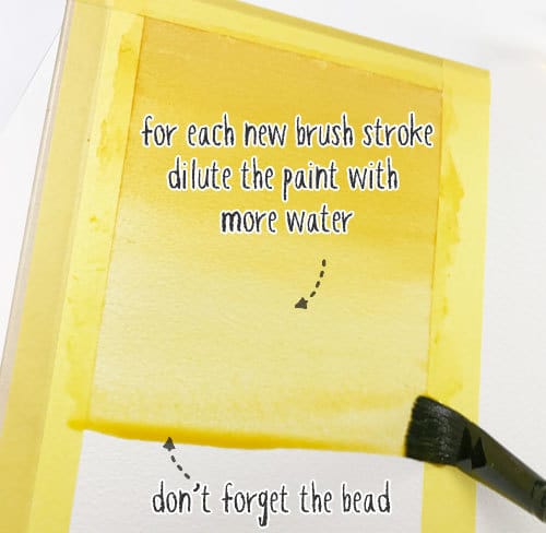 graded-wash graded wash painting technique