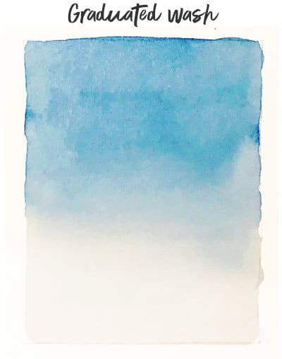 graduated-wash graduated wash example