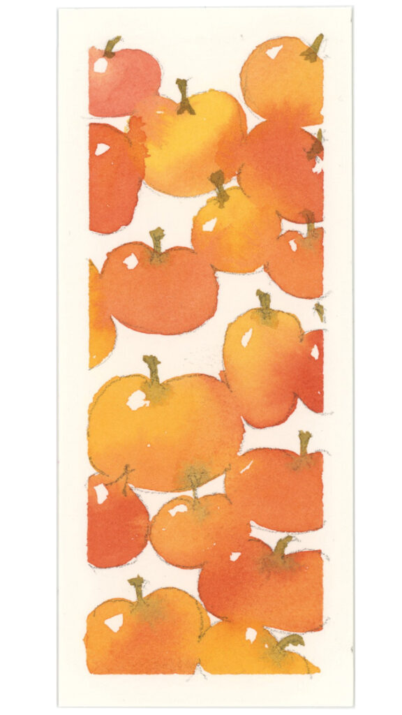 halloween watercolor bookmark idea 02