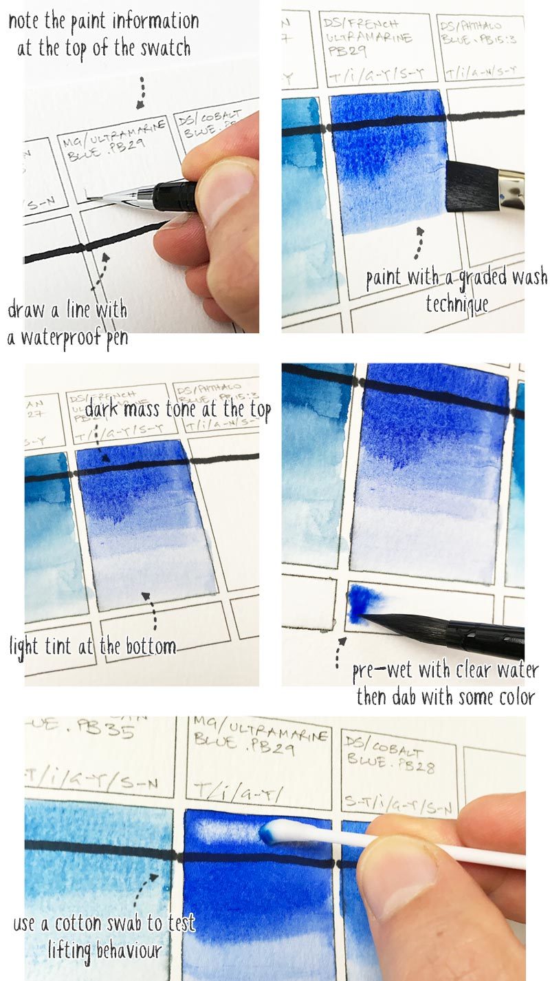 how-to-make-watercolor-swatches-step-by-step how to make watercolor swatches step by step