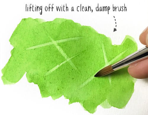 lifting-off-watercolor lifting off technique in watercolor
