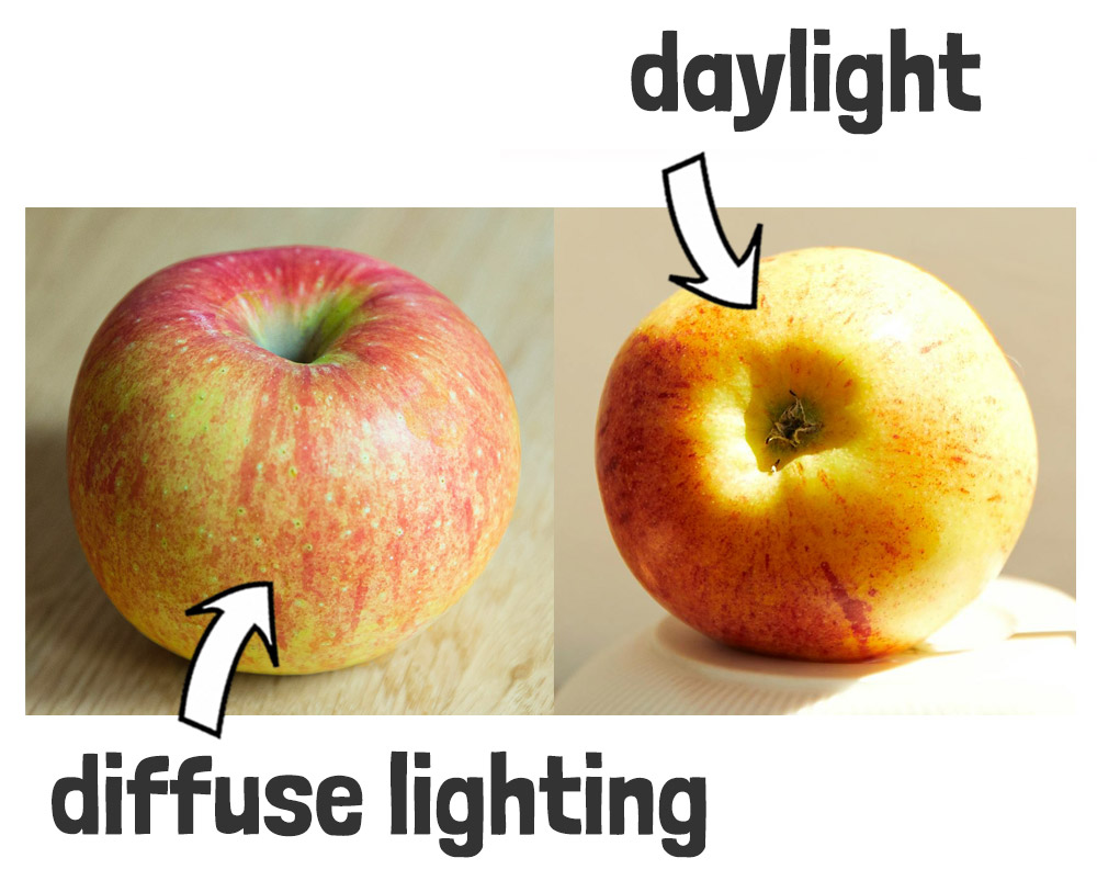 lighting environment and perceived color