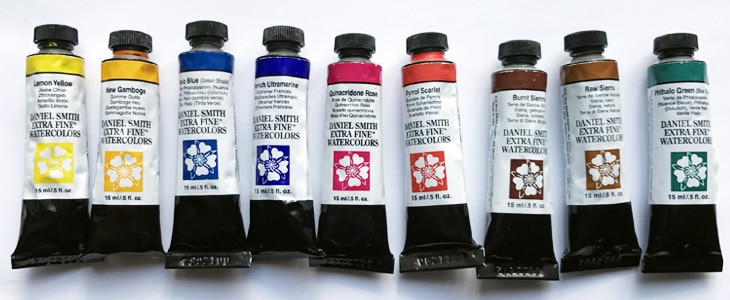 limited-watercolor-palette limited watercolor palette