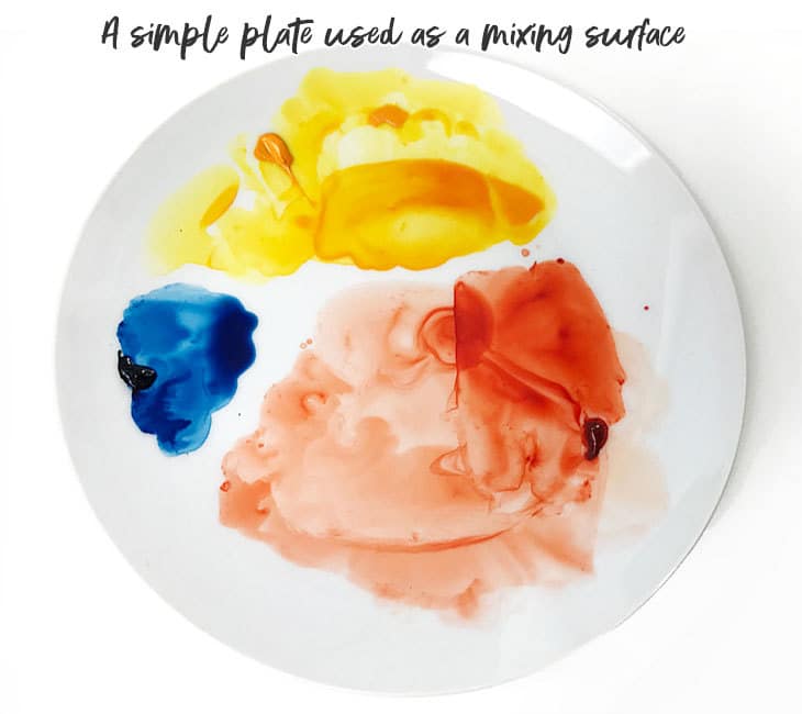 mixing-plate mixing plate