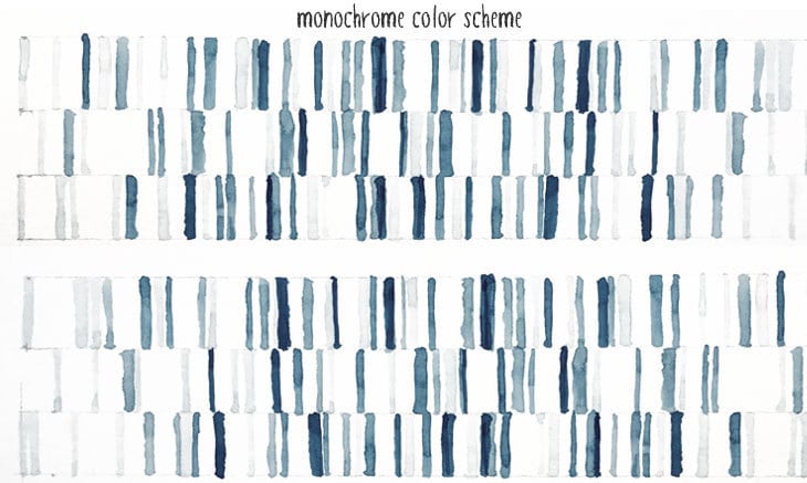 monochrome-watercolor-scheme monochrome watercolor scheme