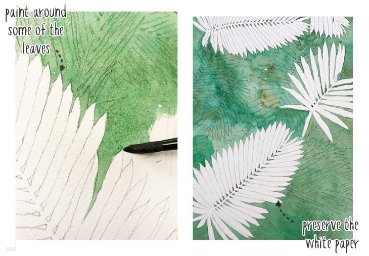 negative-space-watercolor-painting-step-2 negative space watercolor painting step 2