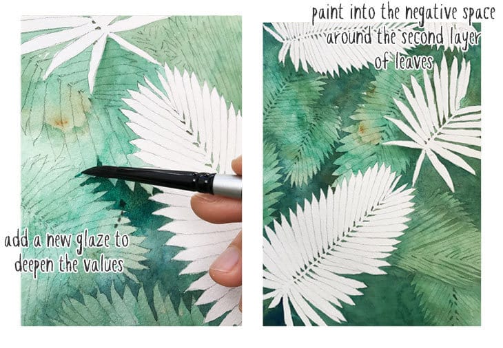 negative-space-watercolor-painting-step-3 negative space watercolor painting step 3