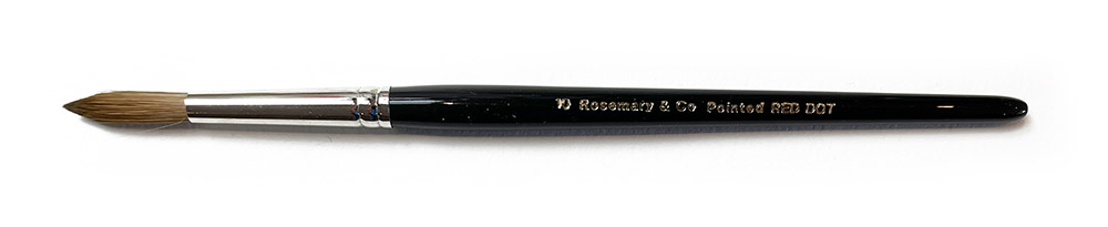 rosemary co red dot synthetic brush