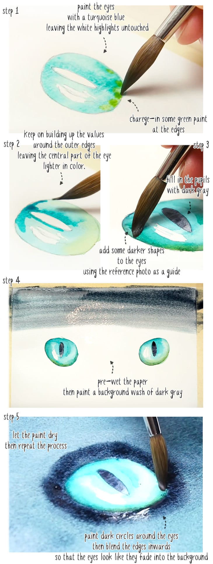 scary-watercolor-cats-eyes scary watercolor cats eyes step by step
