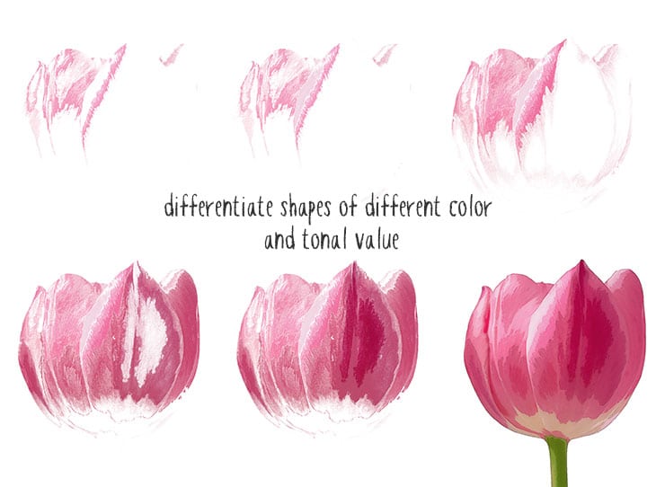 shapes-of-different-value elements of good painting observation