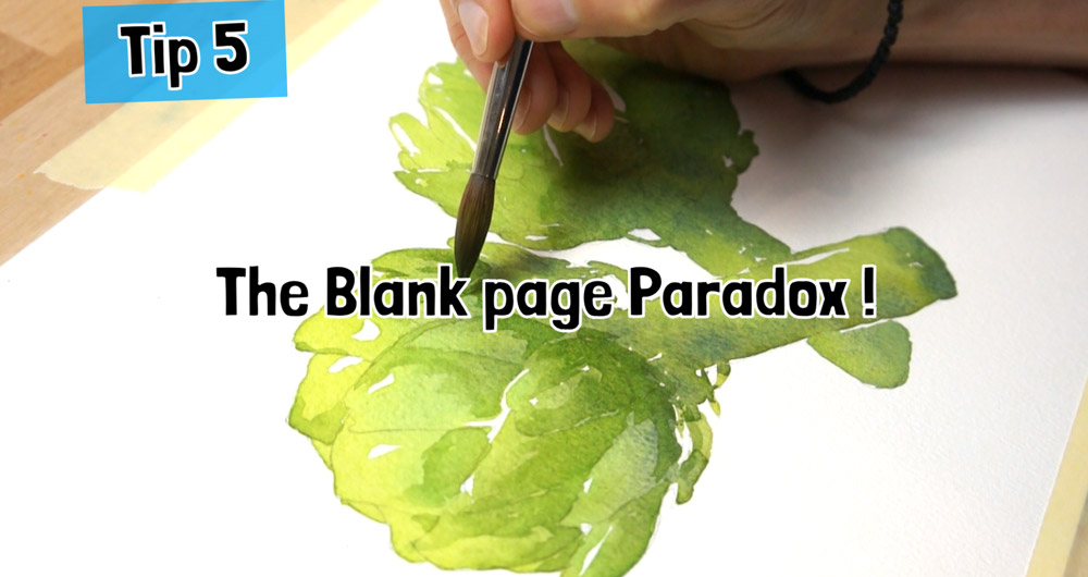 the blank page paradox