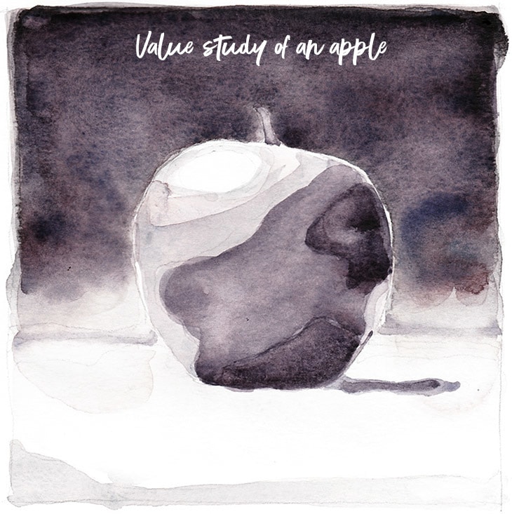 value-study-apple value study