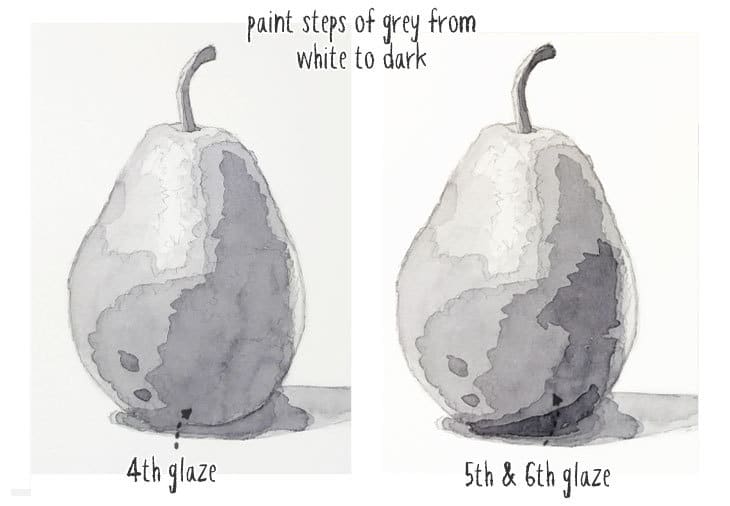 value-study-of-a-pear-step3 value study of a pear step 3