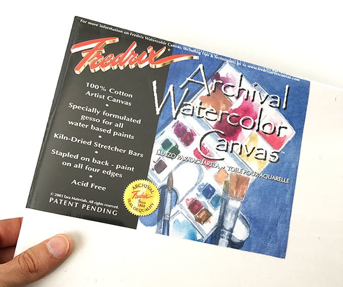 watercolor-canvas pre-made watercolor canvas