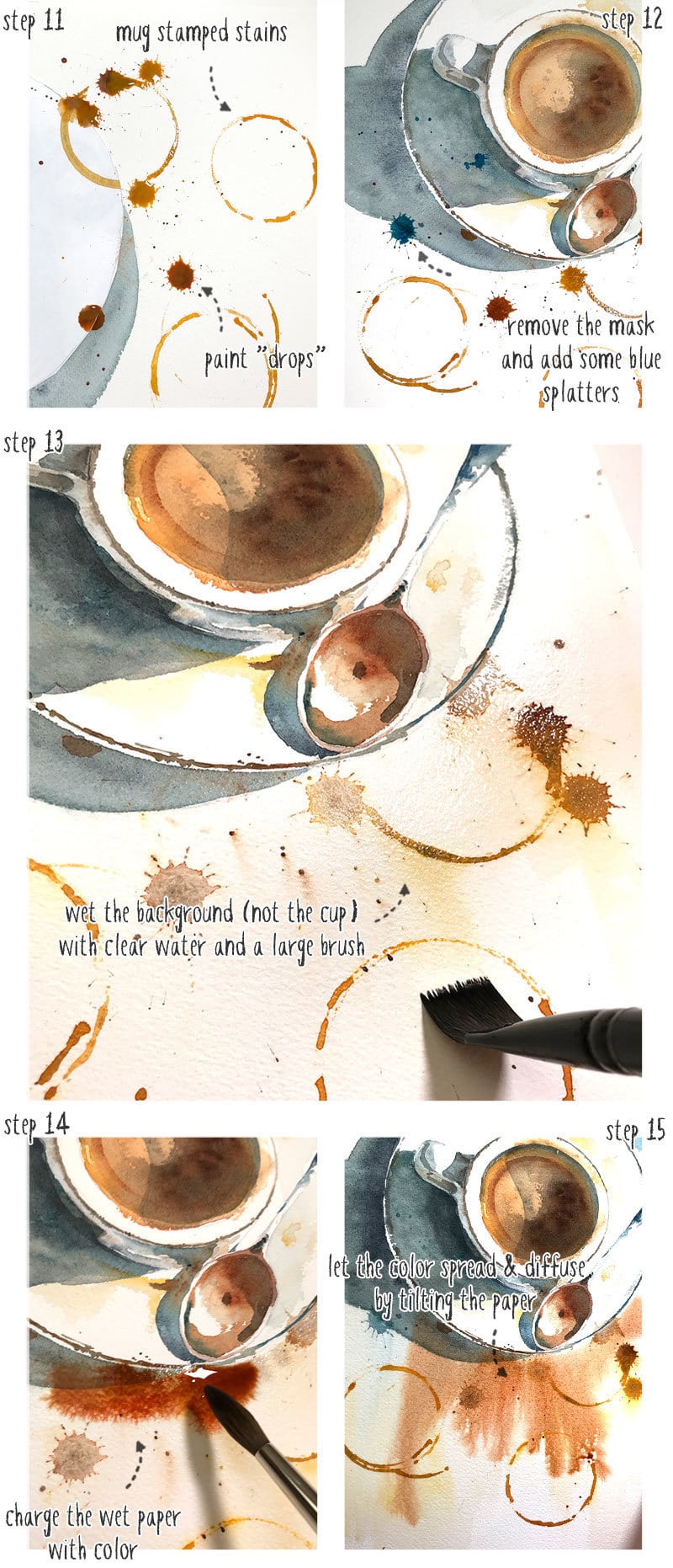watercolor-coffee-cup-part04 step by step watercolor coffee cup part 4