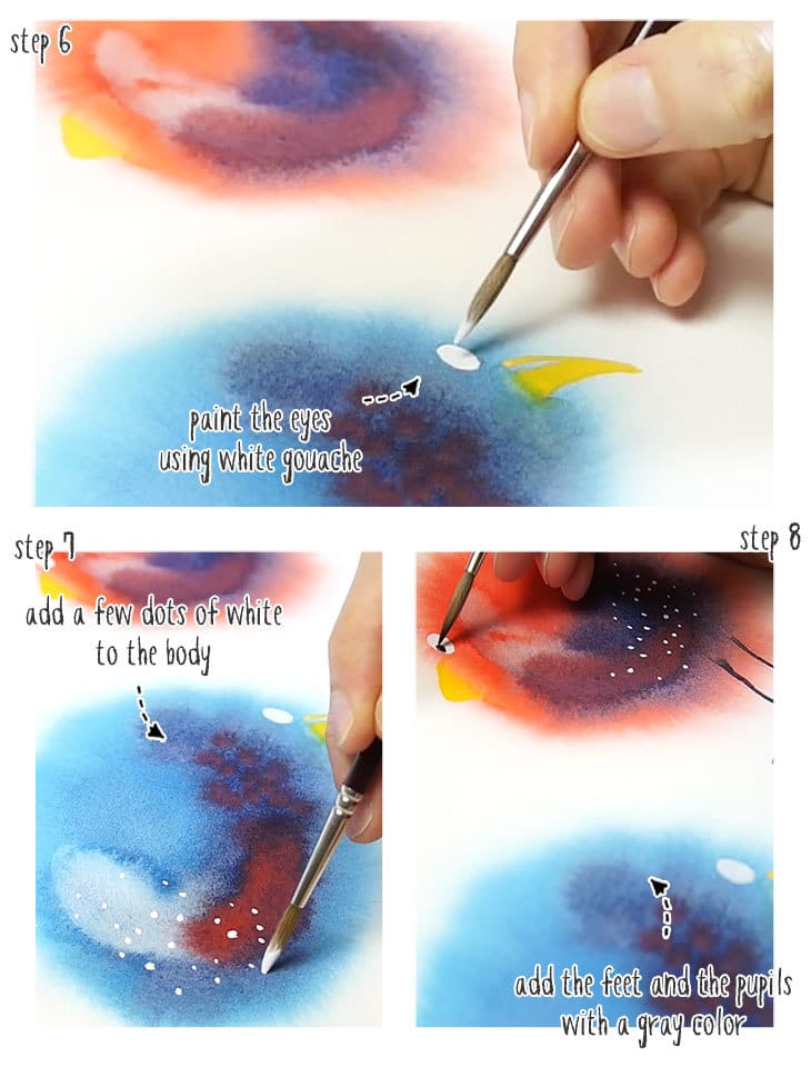 watercolor-fuzzy-birds-step-by-step-02 watercolor fuzzy birds step by step stage 2