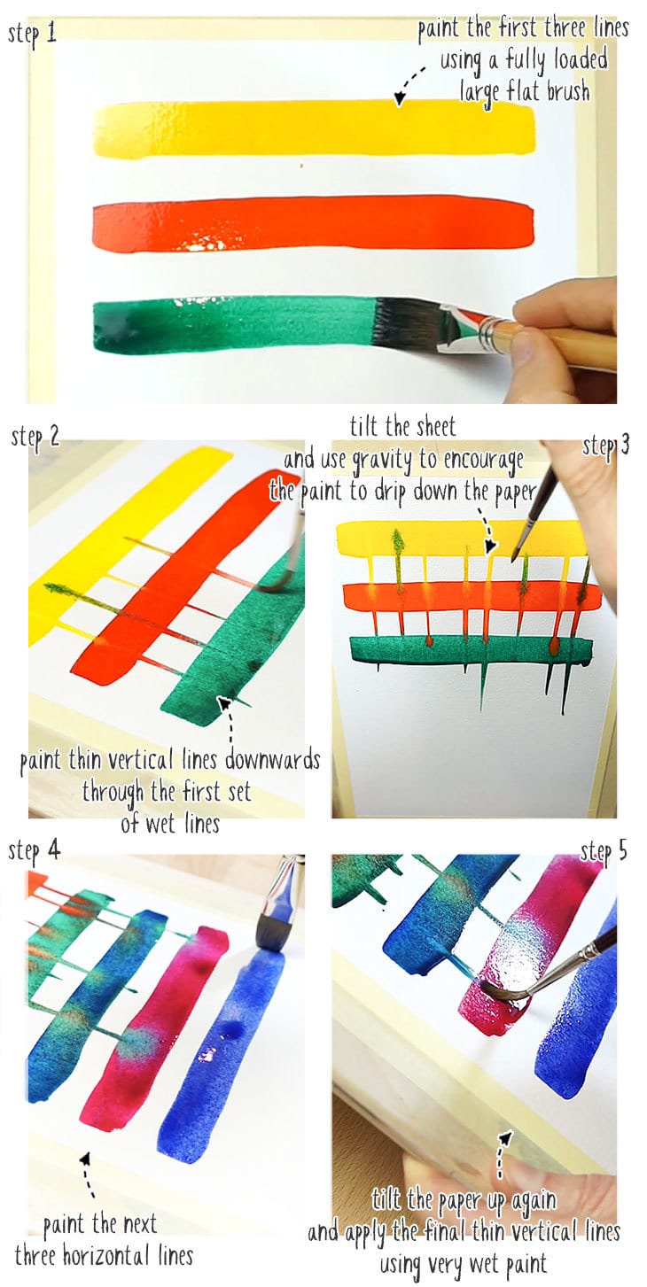 watercolor-lines-and-drips-step-by-step-01 simple watercolor lines and drips