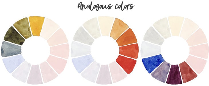 watercolor-wheel-analogous-colors watercolor wheel analogous colors