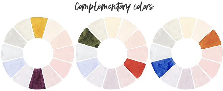 watercolor-wheel-complementary-colors watercolor wheel complementary colors