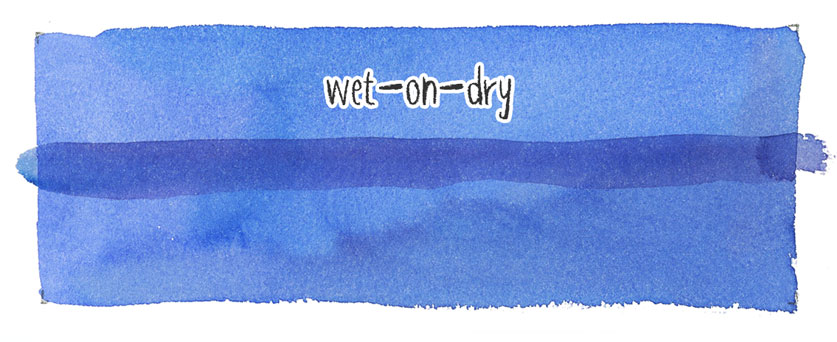 wet-on-dry wet on dry example