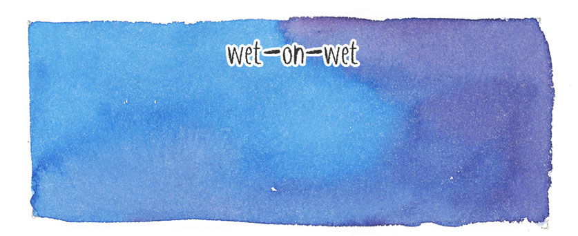 wet-on-wet wet on wet example