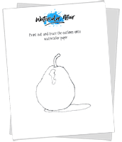 watercolor-pear-template-download